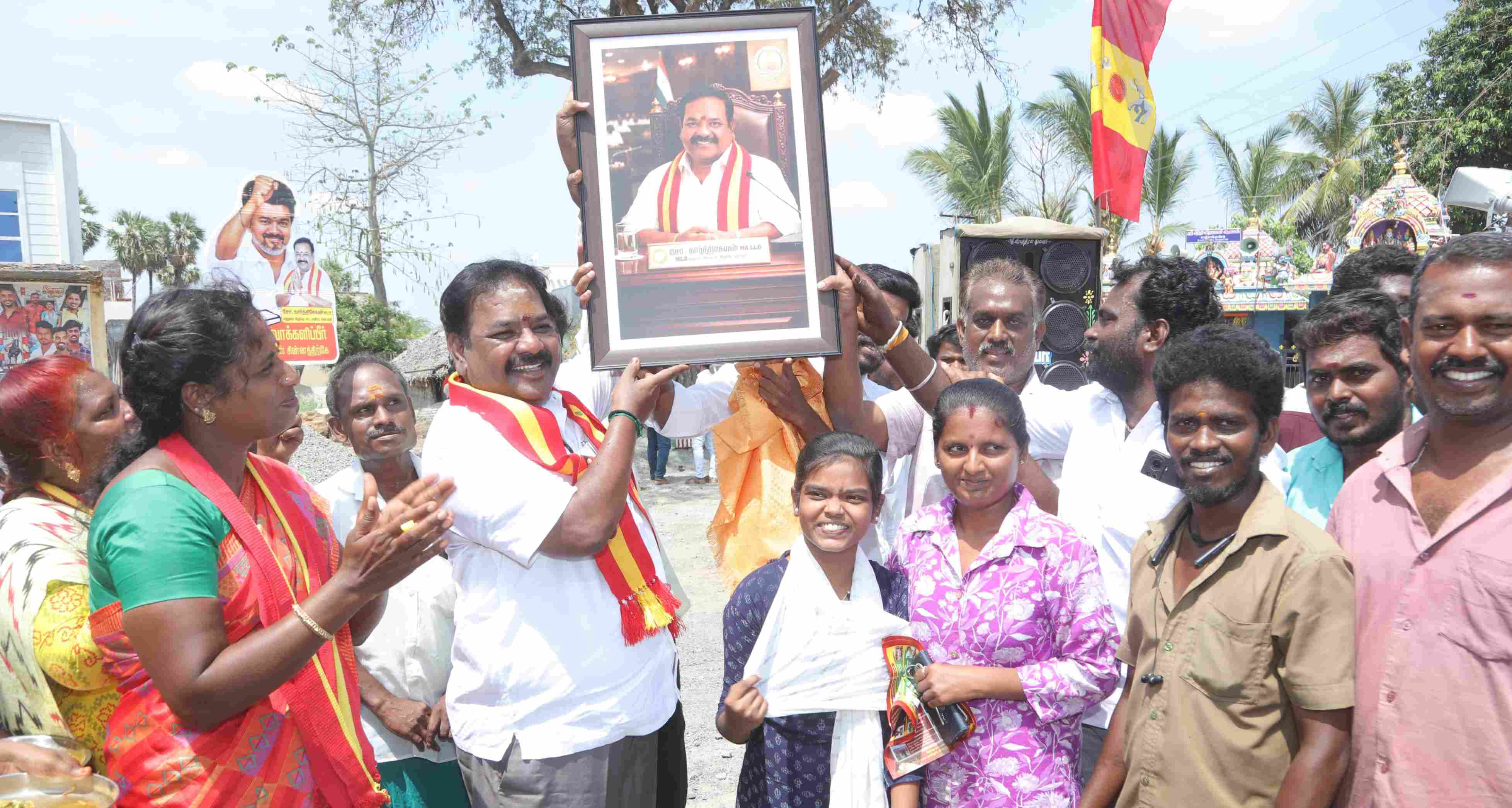 பிரச்சாரத்தின் போது எம் எல் ஏ ஆன தவெக வேட்பாளர்